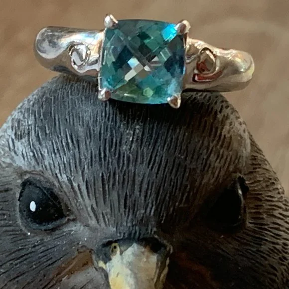 Vintage Solid Sterling Cocktail Ring (Size 5.75) - Picture 5 of 16